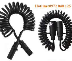 Bộ dây điện nguồn thủy lực lò xo 7 lõi  F-800-7-7000